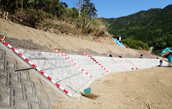 熊本県八代市 災害復旧工事 法面復旧工事
